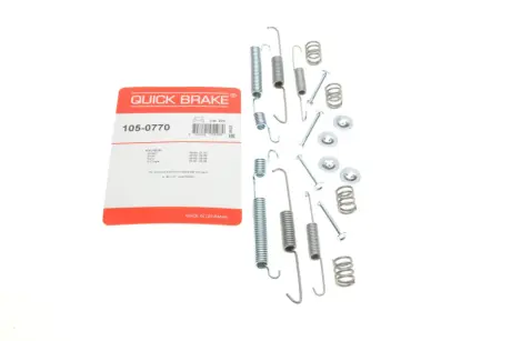 Монтажний набір гальмівної колодки (SUMITOMO) HYUNDAI ACCENT, ACCENT I, PONY, PONY / EXCEL, S 1.3/1.5 10.85-01.00 QUICK BRAKE 105-0770