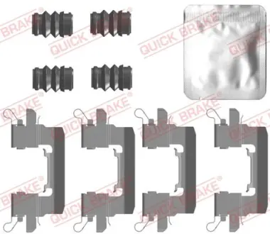 Монтажний набір гальмівних колодок передн NISSAN LEAF Electric 11.10-12.17 QUICK BRAKE 109-0087