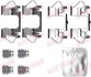 Монтажний набір гальмівних колодок передн FORD MONDEO V OPEL INSIGNIA B, INSIGNIA B COUNTRY, INSIGNIA B GRAND SPORT 1.0-2.5 09.12- Quick Brake 1090116 (фото 1)