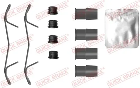 Монтажний набір гальмівних колодок передн TOYOTA AVENSIS 1.6-2.0D 09.97-02.03 QUICK BRAKE 109-0125
