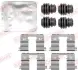 Монтажний набір гальмівних колодок задн HONDA CR-V V 1.5-2.4 12.16- QUICK BRAKE 109-0144 (фото 1)