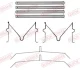 Планка супорта (переднього) прижимна (к-кт) Lexus GX/Toyota Land Cruiser 09- QUICK BRAKE 109-0199 (фото 1)