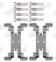 Планка супорта (переднього) прижимна (к-кт) Tesla Model 3 17-/Model Y 19- QUICK BRAKE 109-0207 (фото 1)