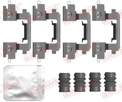 Планка супорта (переднього) прижимна (к-кт) Nissan Qashqai III 21- QUICK BRAKE 109-0210