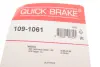 Планка супорта (переднього) прижимна (к-кт) Mazda 323 III 85-91 (Sumitomo) QUICK BRAKE 109-1061 (фото 6)