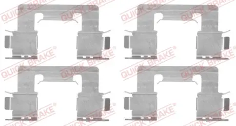 Планка супорта (переднього) прижимна (к-кт) Toyota Corolla 01-07 (Akebono) QUICK BRAKE 109-1294