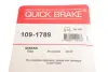 Монтажний набір гальмівних колодок NISSAN JUKE, PULSAR, TIIDA 1.5D/1.6/1.8 09.04- QUICK BRAKE 109-1789 (фото 6)