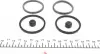 Ремкомплект супорта (переднього) MB E-class/M-class/Opel Astra 09- (d=40/44mm) (Brembo) QUICK BRAKE 114-0079 (фото 3)