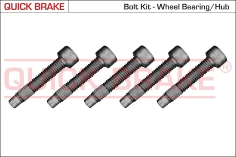 Комплект болтів маточини колеса Ford Transit Custom V363/Transit V 12- (К-кт 5 шт) QUICK BRAKE 11633K