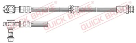 Гальмівний шланг QUICK BRAKE 50.832X
