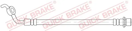 Гальмівний шланг гнучкий задн Прав (довжина 264мм, M10x1) TOYOTA RAV 4 III, RAV 4 IV 2.0-3.5 11.05-09.19 QUICK BRAKE 58.007