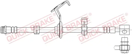 Гальмівний шланг QUICK BRAKE 58.825X