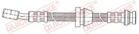Гальмівний шланг QUICK BRAKE 58.919