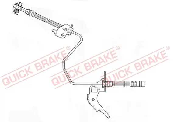 Гальмівний шланг Quick Brake 59.959X (фото 1)