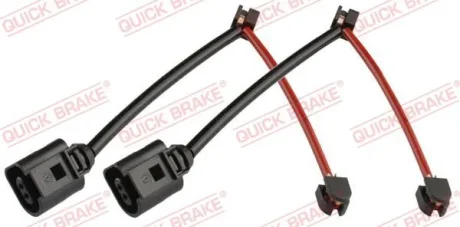 Датчик зносу гальмівних колодок (задніх) Porsche Panamera 16- (к-кт 2шт) (L=230mm) QUICK BRAKE WS 0481 A