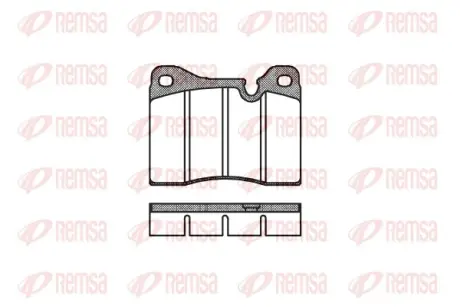 BMW Датчик зносу гальм. колодок X3 (F25) sDrive 18 d 12-14 REMSA 001120