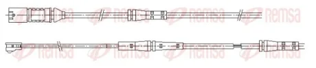 Датчик гальм колод. BMW X4 2019- Remsa 001201