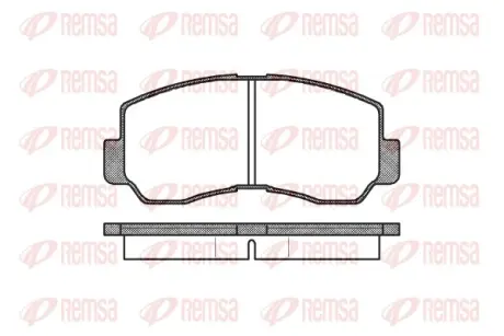 Тормозные колодки REMSA 0094.40