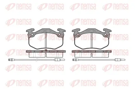 Тормозные колодки REMSA 0144.24