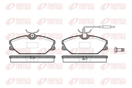 Тормозные колодки REMSA 0208.12