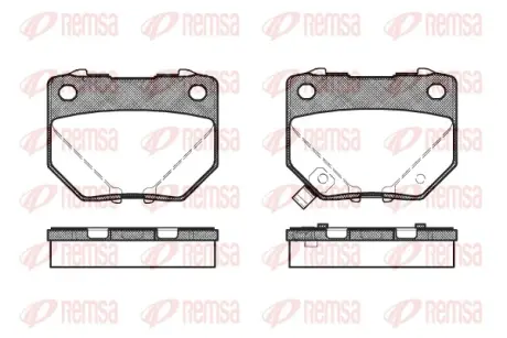Тормозные колодки REMSA 0365.21