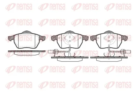 REMSA AUDI гальмівні колодки перед. A4/6 VW Passat -05 SKODA Superb Remsa 0390.52