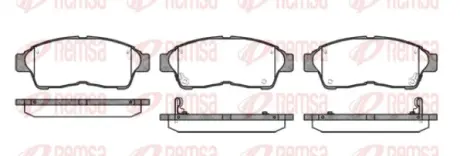 Тормозные колодки REMSA 0402.02