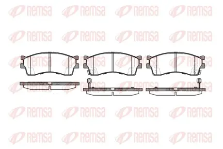 Тормозные колодки REMSA 0415.32