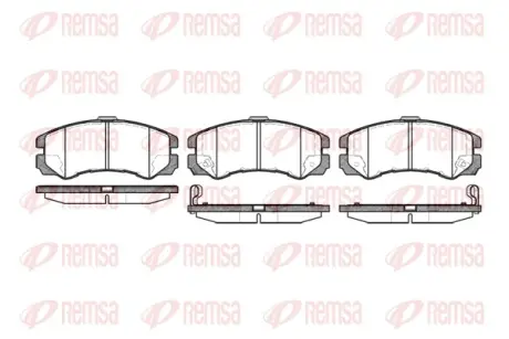 Тормозные колодки REMSA 0425.22