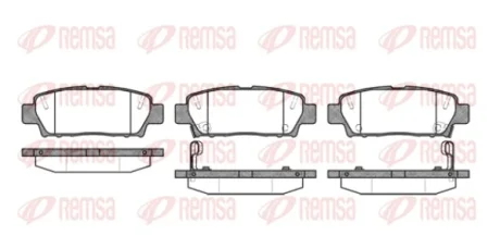 REMSA гальмівні колодки перед. AUDI A4 VW Passat 96-00 (з датчик.) Remsa 0632.02