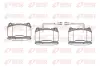 ALFA ROMEO гальмівні колодки передні (з датчик.) GIULIETTA (940_) 1.8 TBi (940FXR11) 13-18 REMSA 0666.22 (фото 1)