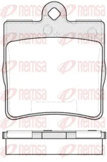 Тормозные колодки REMSA 0678.10