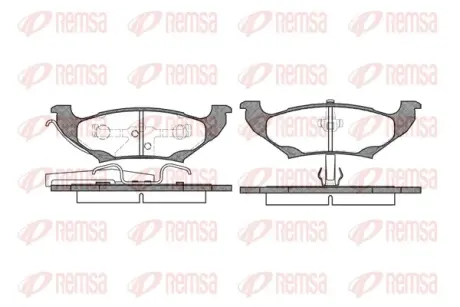 Тормозные колодки REMSA 0690.10