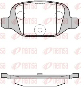 Тормозные колодки REMSA 0727.00
