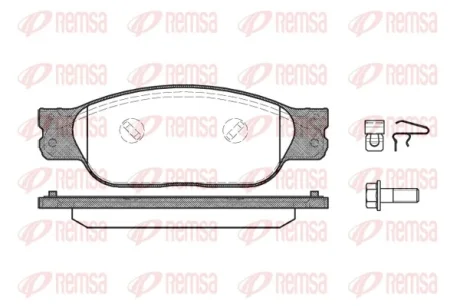 Тормозные колодки REMSA 0731.10
