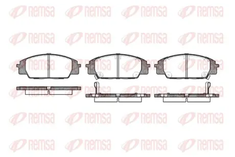 Тормозные колодки REMSA 0735.02