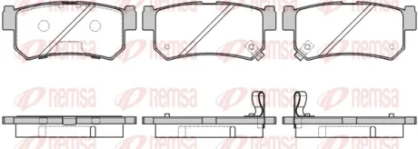 REMSA SSANGYONG гальмів.колодки задн.Rexton,Kyron,Actyon Remsa 0746.42