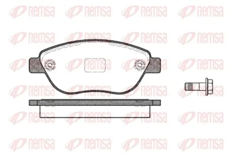 Тормозные колодки REMSA 0859.10