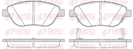 Тормозные колодки REMSA 0859.32