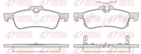 Тормозные колодки REMSA 0862.12