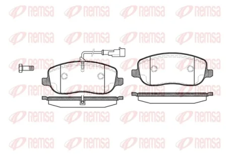 Гальмівні колодки Remsa 0879.31