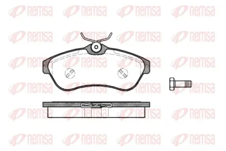 Тормозные колодки REMSA 0880.00