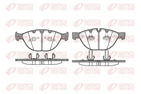 Тормозные колодки REMSA 0958.10