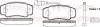 NISSAN Колодки гальмівні задн. CABSTAR 06- REMSA 0961.02 (фото 1)