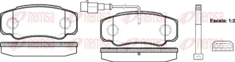 NISSAN Колодки гальмівні задн. CABSTAR 06- REMSA 0961.02