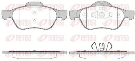 Гальмівні колодки REMSA 0962.40