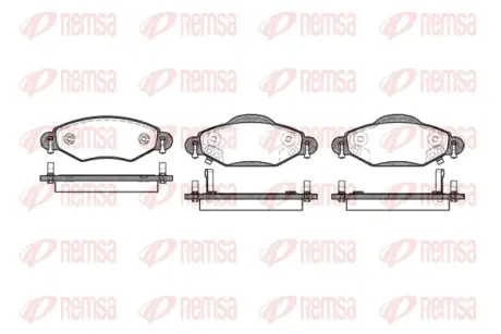 Тормозные колодки REMSA 0978.02