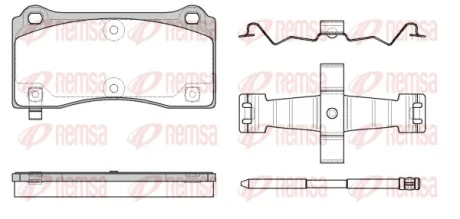 REMSA TESLA Колодки гальм. передні Model 3/Y Remsa 0983.14