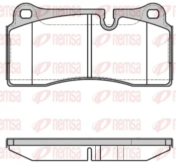 BMW Гальмівні колодки задні 3 (F30, F80) M3 14-18 REMSA 0983.40