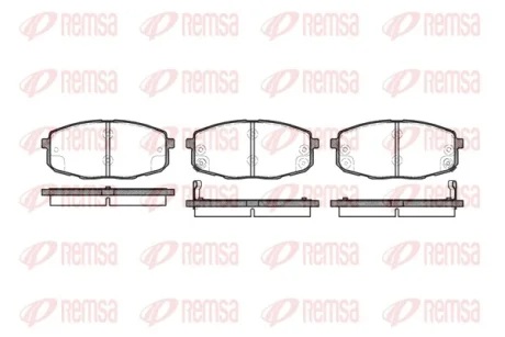 Тормозные колодки REMSA 1038.02